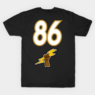 Putting Some Respect On The Steelers' All-Time Leading Wide Receiver Number 86 for Men! T-Shirt